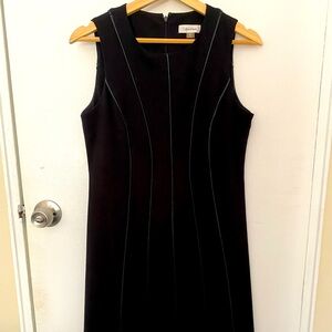 Calvin Klein black sleeveless dress